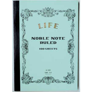ライフ [ノート]ノーブルノート(B5判・8mm横罫・100枚) N38