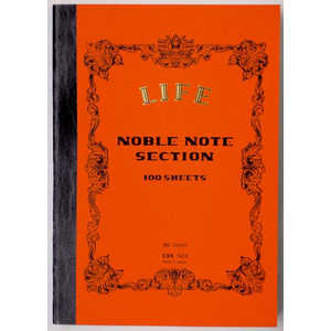 ライフ [ノート]ノーブルノート(B6判・5mm方眼・100枚) N28