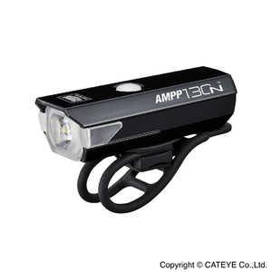 キャットアイ (店舗のみ販売) 充電式ライト ブラック AMPP130N キャットアイ (店舗のみ販売) 充電式ライト ブラック AMPP130N