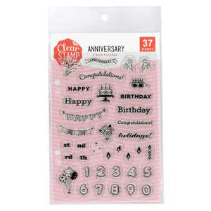 こどものかお クリアスタンプシート ANNIVERSARY 0980-038 こどものかお クリアスタンプシート ANNIVERSARY 0980-038