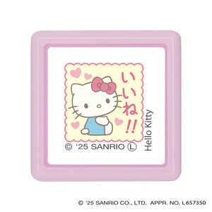 こどものかお サンリオキャラクターズミニポンスタンプ キティ いいね 2415-006 こどものかお サンリオキャラクターズミニポンスタンプ キティ いいね 2415-006