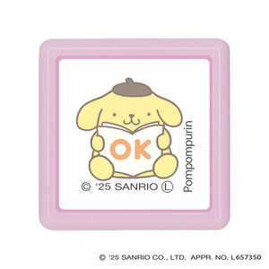 こどものかお サンリオキャラクターズミニポンスタンプ ポムポムプリン OK 2415-012