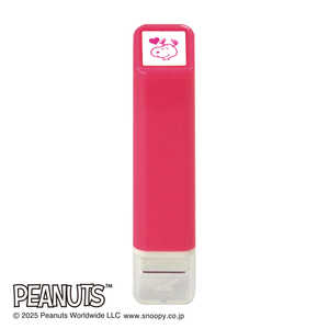 こどものかお スヌーピーワンポイント浸透印 ハート スヌーピー 2223-006
