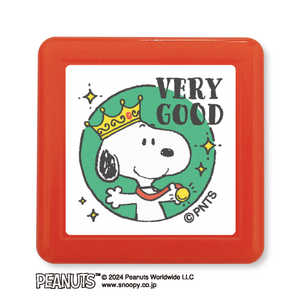 こどものかお スヌーピー浸透印スタンプ 王冠 VERY GOOD 2218-007