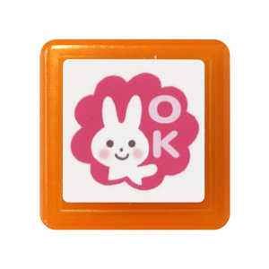 こどものかお ティーチャー浸透印G うさぎ OK 0616-011