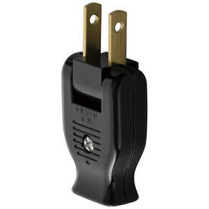明工社 ムービープラグ(黒) MP7004B 明工社 ムービープラグ(黒) MP7004B