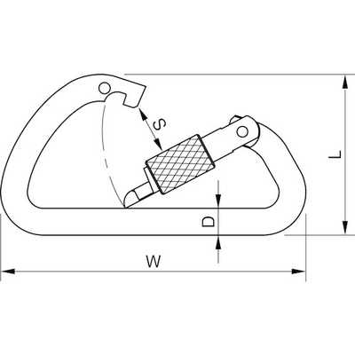 伊藤製作所 123 カラビナ 鉄 環つき 変D型 KB-10K 10ヶ入 123 カラビナ ステン変D型環つき (1個) 品番：KB10K-S KB10K 伊藤製作所