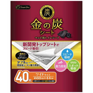 シーズイシハラ 金の炭シートワイド40枚 