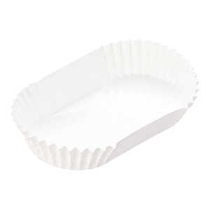 天満紙器 ペットカップ小判・深白無地(500枚入) PTK12065-W WPT6901