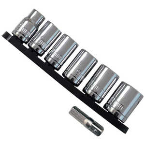 ベストツール BEST 6pcs.ソケットセット(アダプター付) BDP6S ベストツール BEST 6pcs.ソケットセット(アダプター付) BDP6S