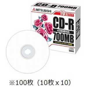 三菱ケミカルメディア データ用CD-R [100枚] SR80PP10C
