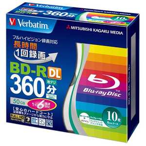 VERBATIMJAPAN 録画用BD-R DL 1-6倍速対応 50GB 10枚 VBR260RP10V2