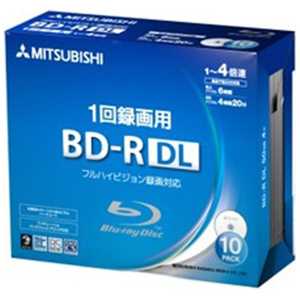 VERBATIMJAPAN 録画用 BD-R DL 1-4倍速 50GB 10枚 インクジェットプリンタ対応  VBR260YP10D1