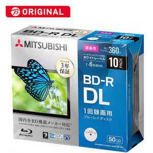 VERBATIMJAPAN 録画用 BD-R DL 1-6倍速 50GB 10枚 5mmスリムケース 2L10P#PB VBR260RP10D1B