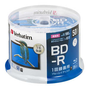 VERBATIMJAPAN ϿBD-R 1-6® 25GB 50(ԥɥ) VBR130RP50SD1-B