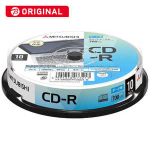 VERBATIMJAPAN データ用CD-R 700MB 10枚(スピンドル) SR80FP10SD1-B