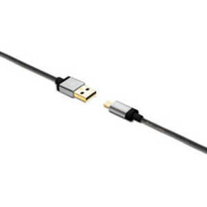 VERBATIMJAPAN 強靭・高耐久micro USBケーブル 1.2m シルバー 64706