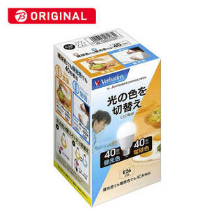 VERBATIMJAPAN LED電球 バーベイタム(Verbatim) E26 昼光色 40W相当 一般電球形 広配光 LDA6-G/LDV1 VERBATIMJAPAN LED電球 バーベイタム(Verbatim) E26 昼光色 40W相当 一般電球形 広配光 LDA6-G/LDV1