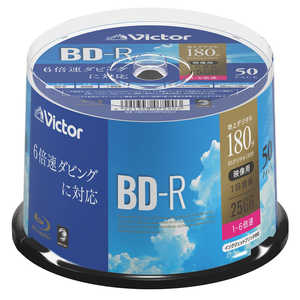 VERBATIMJAPAN 録画用BD-R スピンドル 1-6倍速 25GB 50枚 VBR130RP50SJ1