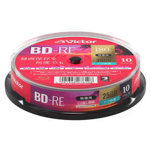 VERBATIMJAPAN 録画用BD-RE スピンドル 1-2倍速 25GB 10枚 VBE130NP10SJ1