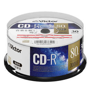 VERBATIMJAPAN 音楽用CD-R スピンドル 700MB 80分 30枚 AR80FP30SJ1