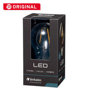 VERBATIMJAPAN LED電球 バｰベイタム(Verbatim) [E26/電球色/20W相当/一般電球形/広配光] LDA2R-G/FCV1