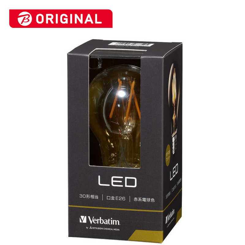 VERBATIMJAPAN VERBATIMJAPAN LED電球 バーベイタム(Verbatim) [E26/電球色/30W相当/一般電球形/広配光] LDA4R-G/FAV1 LDA4R-G/FAV1