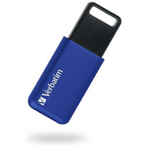 VERBATIMJAPAN USBメモリ USB Flash メモリー32GB USB3.1 Gen1(USB3.0)準拠 ブルー [32GB] USBSLM32GBV1