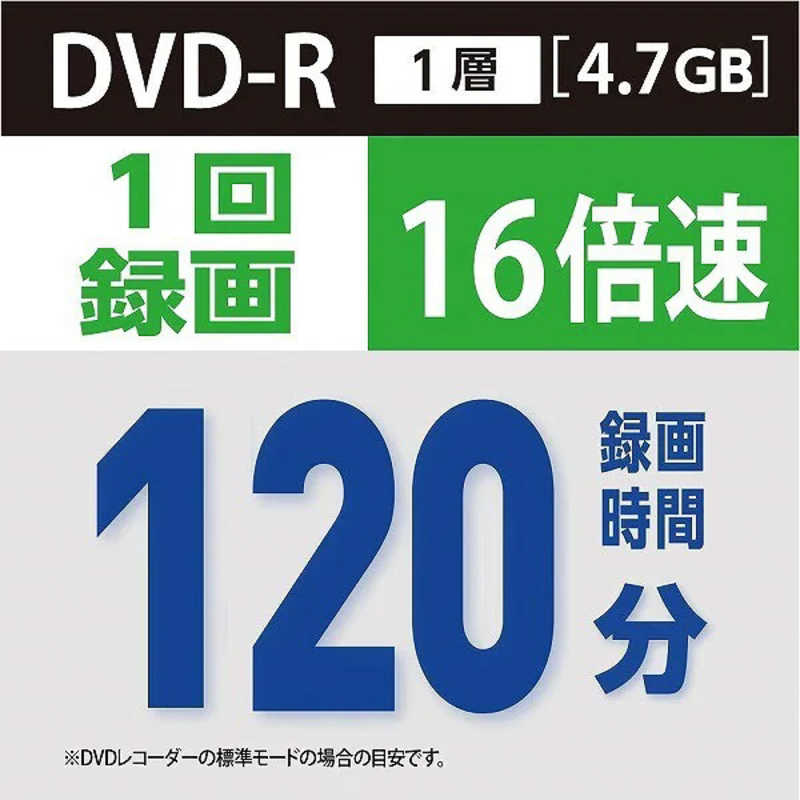 VERBATIMJAPAN VERBATIMJAPAN 録画用DVDR OfficeSAVE ホワイト ［50枚 4.7GB インクジェットプリンター対応］ OSVHR12JP50 OSVHR12JP50