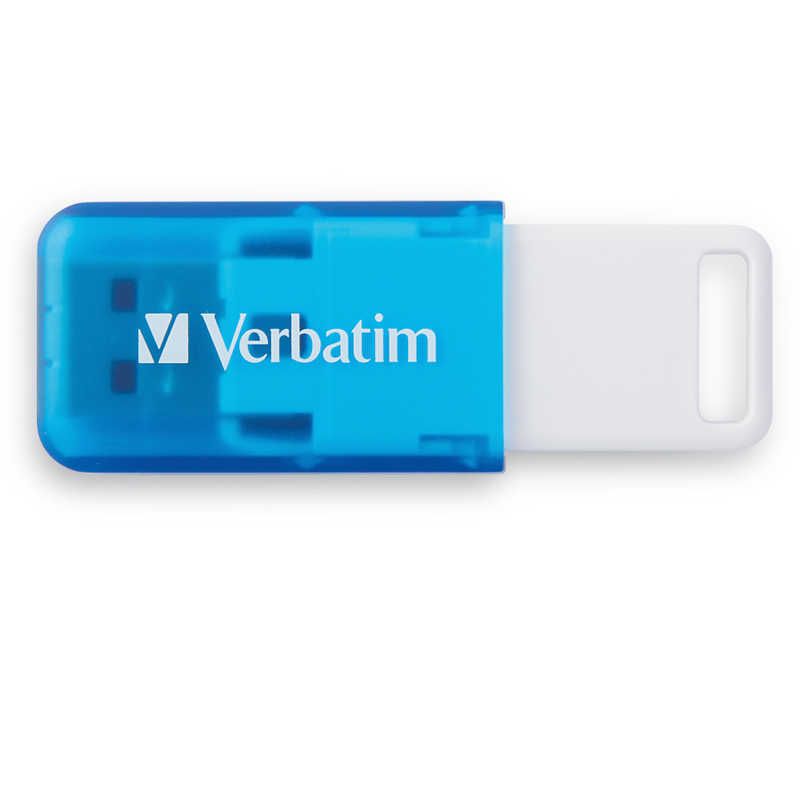 VERBATIMJAPAN VERBATIMJAPAN 抗菌USBメモリ バーベイタム(Verbatim) 2色パック(ブルー/グレー) ［32GB /USB TypeA /スライド式］ KUSBSSG32GMX2V1 KUSBSSG32GMX2V1