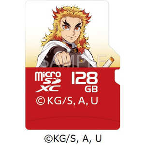 VERBATIMJAPAN microSDXCカード 鬼滅の刀デザイン ［Class10 /128GB］ 煉獄杏寿郎 MXCN128GJRENGOKUV1