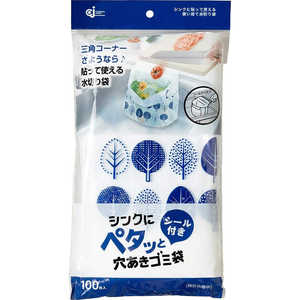 ケミカルジャパン シンクにペタッとごみ袋 100枚入 ケミカルジャパン シンクにペタッとごみ袋 100枚入