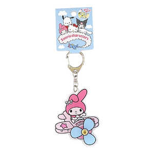 OWLTECH ムービングアクリルキーホルダー 飛行機 マイメロディ 27248