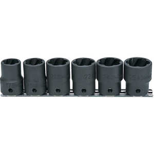 山下工業研究所 ナットツイスターセット差込角12.7mm6ヶ組 RS41276 山下工業研究所 ナットツイスターセット差込角12.7mm6ヶ組 RS41276