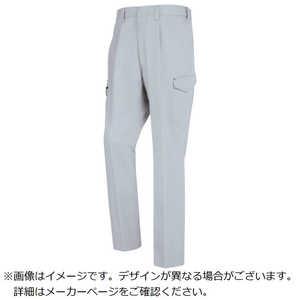 ジーベック 1623 ワンタックラットズボン 100 シルバーグレー 1623-22-100