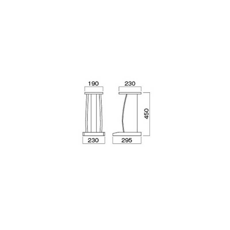 ハヤミ工産 ハヤミ工産 スピーカースタンド NX-B300 NX-B300