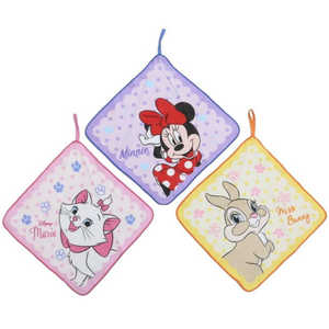 丸眞 ループタオル3枚組 ディズニー「ドットガールズ」 TOWELLOOP885 丸眞 ループタオル3枚組 ディズニー「ドットガールズ」 TOWELLOOP885