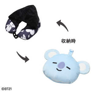 丸眞 BT21 ネックピロー＿KOYA フード付ネックピロー 