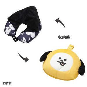 丸眞 BT21 ネックピロー＿CHIMMY フード付ネックピロー