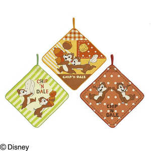 丸眞 ループタオル3枚組チップ＆デール ハチャメチャナッツ 2065040800_ループ3P