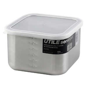 アイザワ 保存容器 2.2L UTILE 目盛付角容器 L 6116