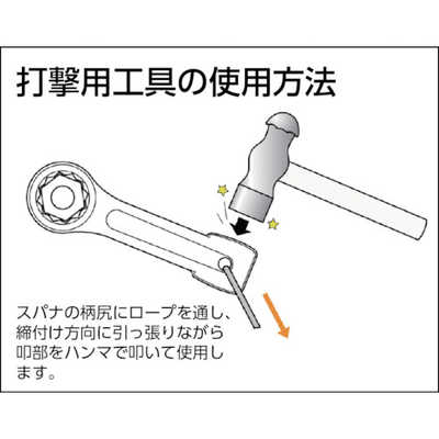 旭金属工業 打撃めがねレンチ75mm DR0075 の通販 | カテゴリ：防犯