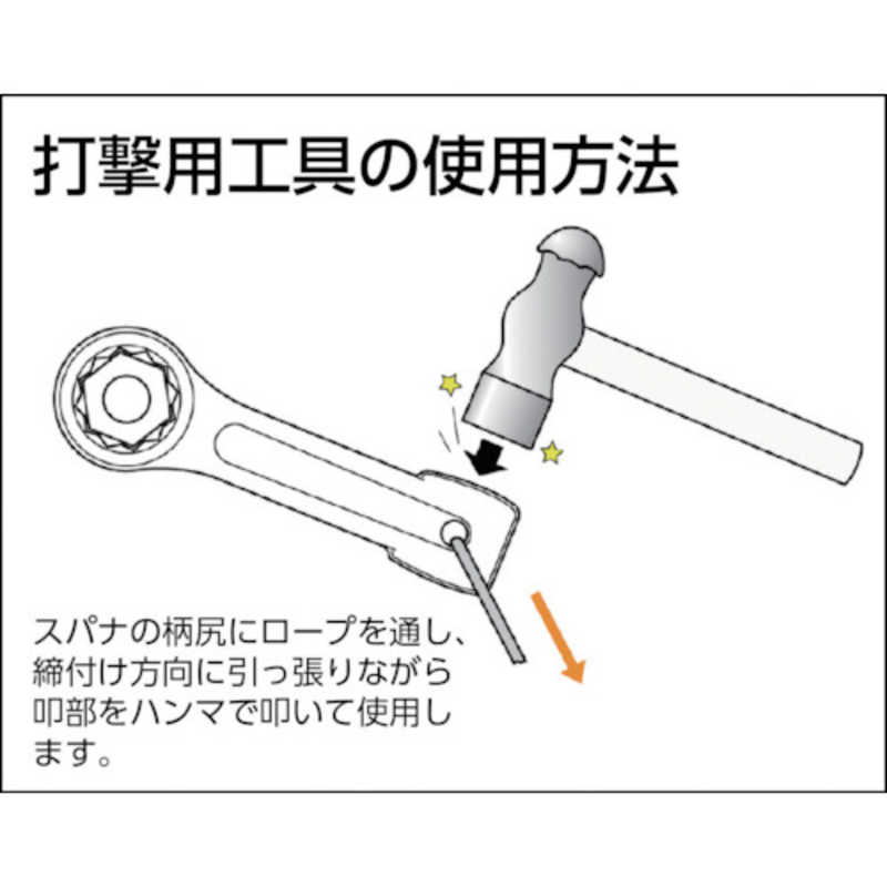 旭金属工業 打撃めがねレンチ85mm DR0085
