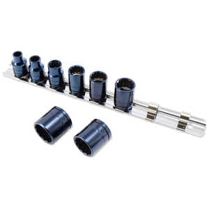 旭金属工業 ASH ソケットセット 3/8(9.5)×8PCS イオンプレーティング メタルブルー VO3080A 旭金属工業 ASH ソケットセット 3/8(9.5)×8PCS イオンプレーティング メタルブルー VO3080A