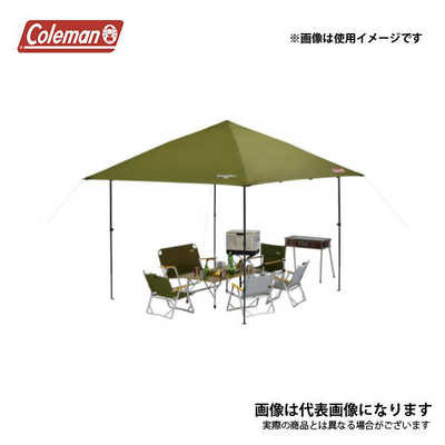 コールマンインスタントバイザーシェードII/Lオリーブ　側面用2枚付き Coleman コールマン インスタントバイザーシェードII /L