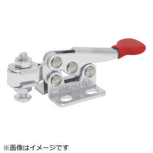 育良精機 下方押え型トグルクランプ ステンレスタイプ水平ハンドル(31103) ISK-040-2S