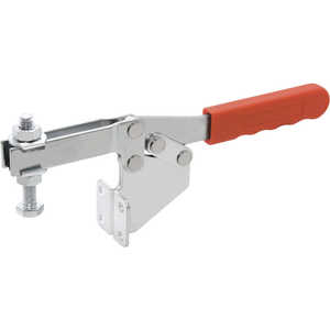 育良精機 下方押え型トグルクランプ 水平ハンドル(31208) ISK-38CL0