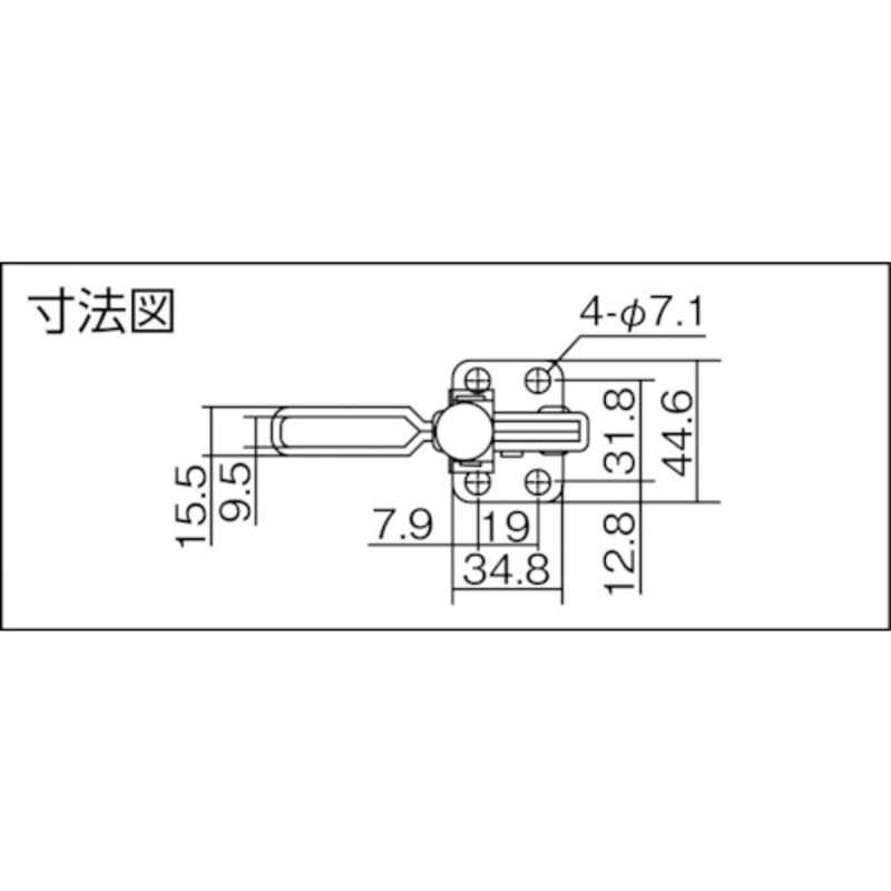 育良精機 下方押え型トグルクランプ 垂直ハンドル(31306) ISK-HV4530-XL の通販 | カテゴリ：防犯・防災・DIY用品 | 育良精機  | 育良 家電通販のコジマネット - 全品代引き手数料無料