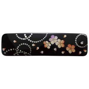 まえじゅう漆器 漆芸バレッタ長角(小) かりん(B) まえじゅう漆器 漆芸バレッタ長角(小) かりん(B)