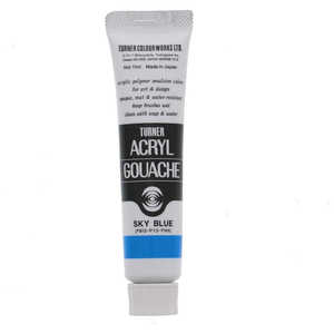 ターナー色彩 普通色 11ml アクリルガッシュ スカイブルー AG011051 ターナー色彩 普通色 11ml アクリルガッシュ スカイブルー AG011051